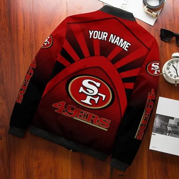 san francisco 49ers personalized bomber jacket bg787 chu6c