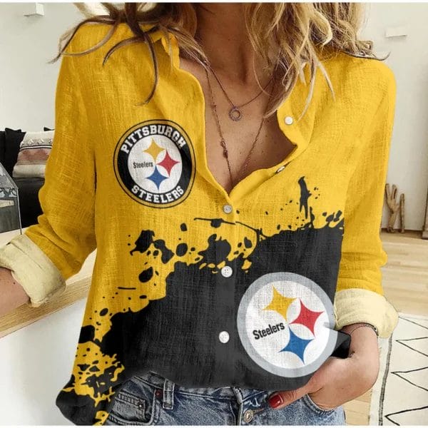 pittsburgh steelers woman shirt bg169 h6zov