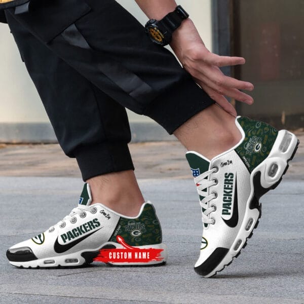Green Bay Packers Personalized Plus T-N Youth Sneakers AMCTNS0040 - Image 4