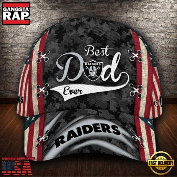 Las Vegas Raiders Best Dad Classic Cap AMCCAP000067