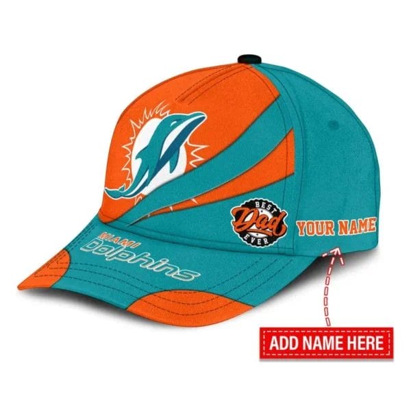 Miami Dolphins Personalized Limited Edition Classic Cap Gift For Father's Day AMCCAP000037 - Image 3
