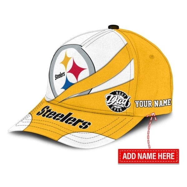 Pittsburgh Steelers Personalized Limited Edition Classic Cap Gift For Father's Day AMCCAP000038 - Image 3
