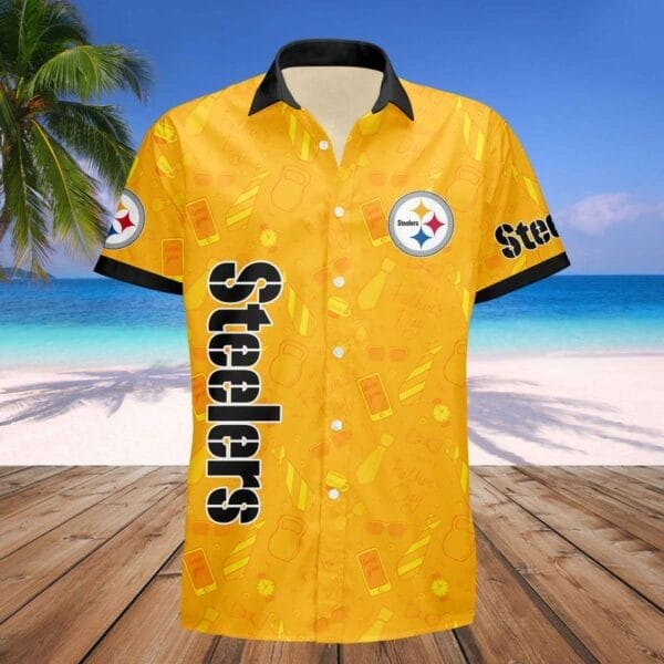 Pittsburgh Steelers Personalized Button Shirt Father's Day New AMCBTS000011 - Image 2